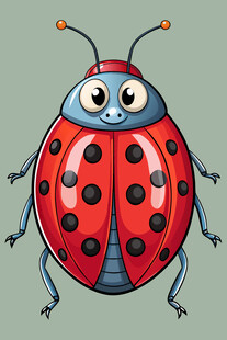 可爱卡通瓢虫形象