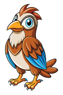 可爱卡通小鸟形象