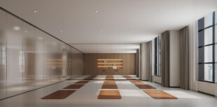 现代简约风格宽敞室内空间