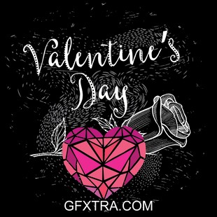 情人节钻石主题设计素材