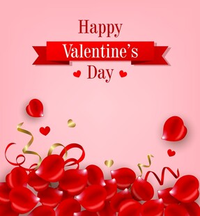 情人节快乐背景图