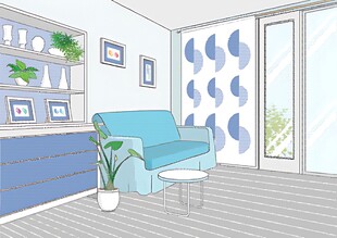 现代简约风客厅一角