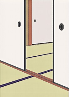 日式房间内的移门场景