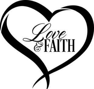 爱心图案中的爱与信仰