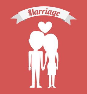 浪漫情侣婚姻主题图标