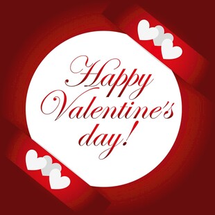 情人节快乐贺卡背景