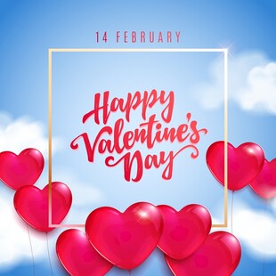 情人节快乐背景图