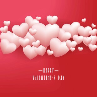 情人节爱心背景图