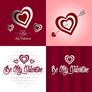 情人节爱心主题设计素材