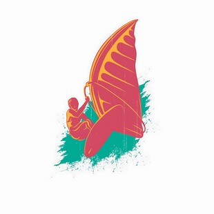 彩色蝴蝶抽象艺术图案