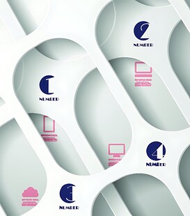 科技风几何图案与图标背景