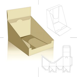 纸质展示盒设计图