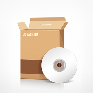 纸箱与光盘包装素材