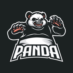 愤怒熊猫标志