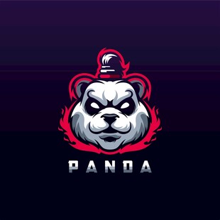 熊猫电竞标志设计