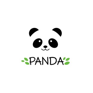 可爱熊猫标志设计
