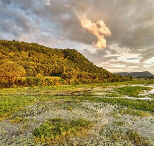 秋日山野风光美景