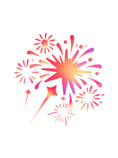 绚丽烟花图案