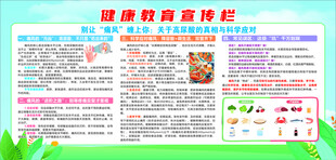 健康饮食宣传栏