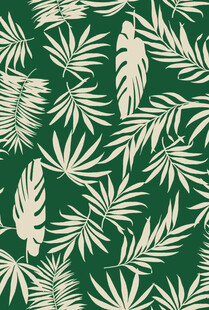 热带植物叶脉图案背景