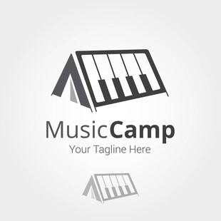 音乐营标志设计