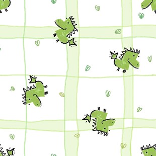 青蛙格子图案背景