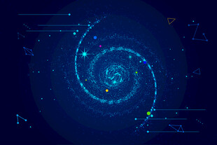 宇宙漩涡神秘星际景象