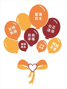 节日祝福气球组合