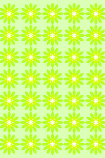 绿色小花无缝图案背景