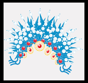 京剧凤冠图案设计元素