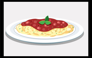 美味番茄酱意面