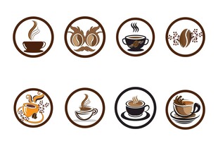 咖啡相关图标集合