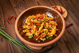 胸口油炒鸭脚筋