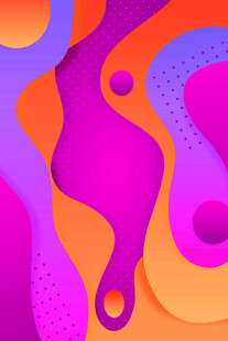 绚丽多彩流体渐变艺术图案