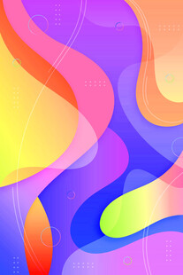 多彩流体渐变抽象背景图