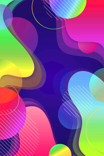 多彩抽象几何图案背景