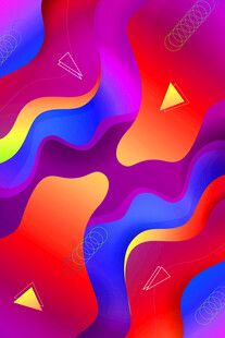 绚丽多彩抽象流体图案