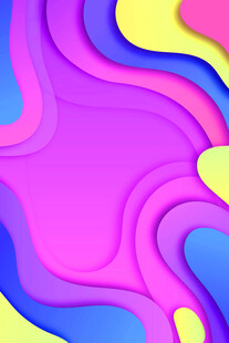 多彩流体渐变抽象背景图