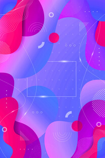 梦幻渐变流体抽象背景图