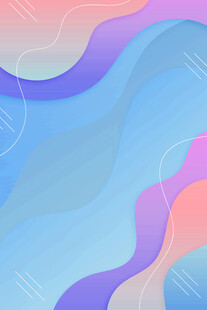 梦幻渐变波浪背景图案