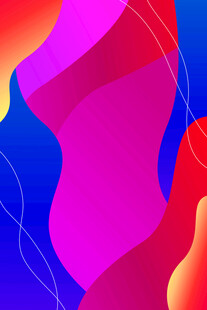 绚丽多彩流体渐变抽象图案
