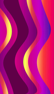 绚丽多彩波浪形抽象背景