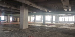 空旷毛坯房室内场景