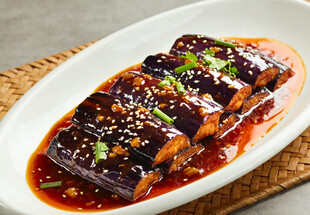 酱香芝麻浇汁美味茄子