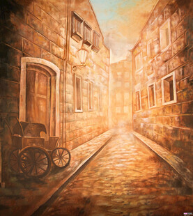 古老街巷的静谧午后