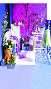 梦幻紫色系婚礼布置场景
