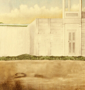 复古风格的建筑与开阔地面