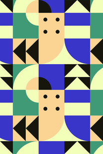 几何抽象图案背景设计