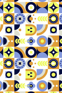 几何图案装饰背景图