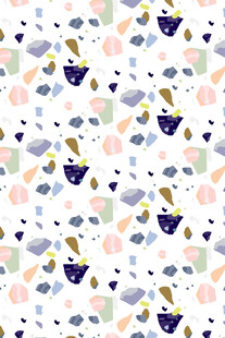 多彩几何图案无缝背景